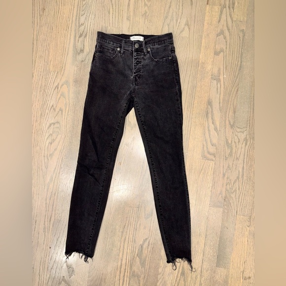 MADEWELL 9” High Rise Skinny Jean black women’s size 26 - Picture 4 of 8